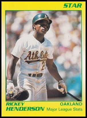 3 Rickey Henderson - Major League Stats